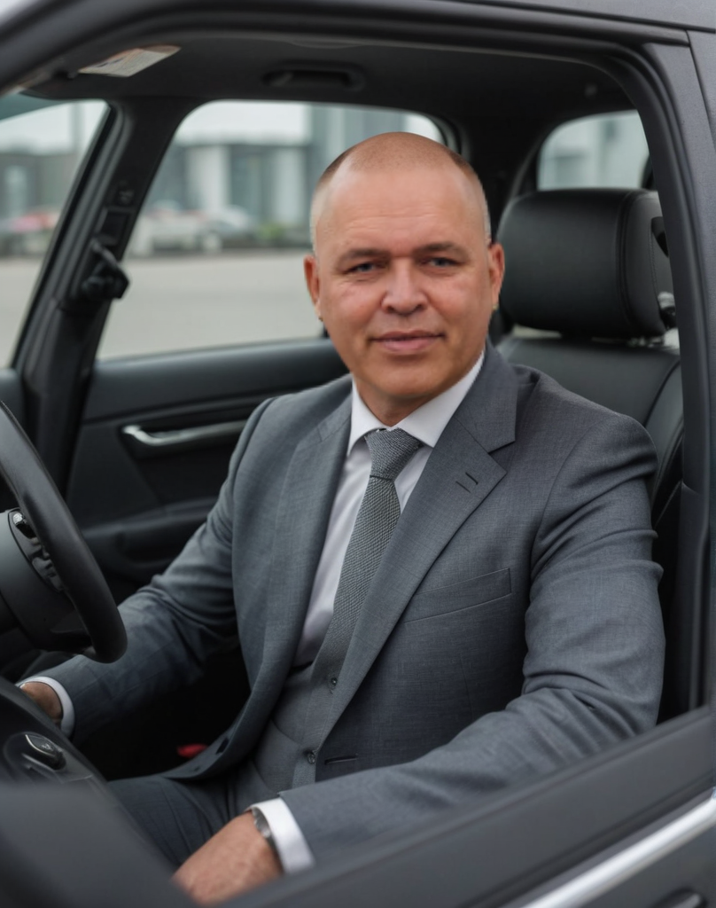 Motorista executivo da FL Transporte Executivo